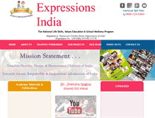 Tablet Screenshot of expressionsindia.org